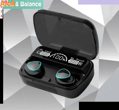 Nilesawar A1031 M10 (Wireless Earbuds)1200mAh Battery True Wireless Earphones Bluetooth Bluetooth without Mic