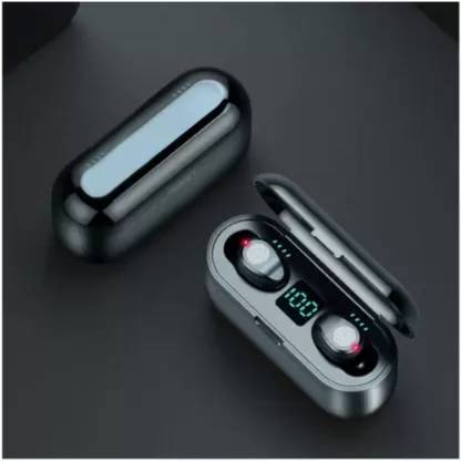Clairbell TRE_804A_TWS-F9 Bluetooth Wireless Digital Display Stereo Music Headphones Bluetooth