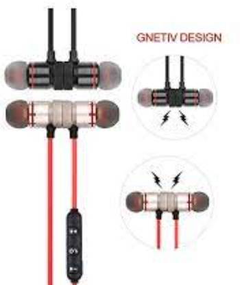 GAGANDEEP Magnet Bluetooth Headset for all Smart phones G201 Bluetooth