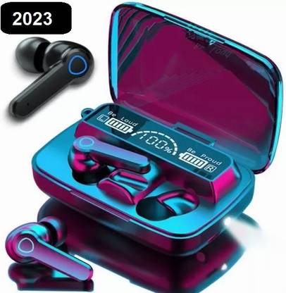 Bashaam HA169 M19_ LATEST BLUETOOTHPlayback with Power BankWireless Earbuds (PACK OF 1) Bluetooth
