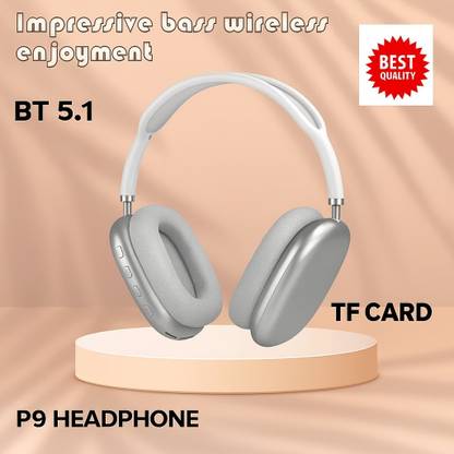 Wingster P9 Wireless Bluetooth Headphones Over Ear With Noise Reductionzs63 Bluetooth Gaming