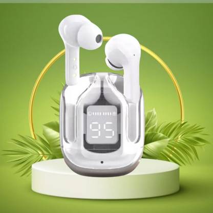 GUGGU Max UltraPods (Wireless Earbuds) Transparent Charging Case, Digital Display G103 Bluetooth