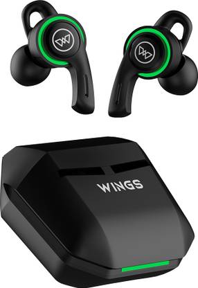 WINGS Phantom 200 Earbuds, LED, Game mode 40ms Low Latency, DNS Mic Headphones Bluetooth Gaming