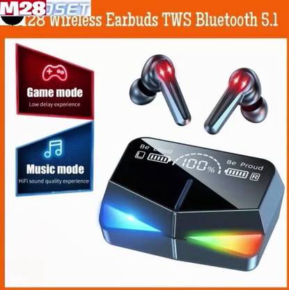 Bashaam HA627 M28_ PLUSASAP Charge BLUETOOTHWireless Earbuds (PACK OF 1) Bluetooth Gaming