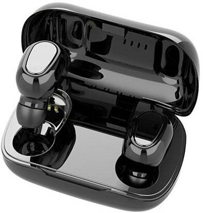 flying india L21 tws Bluetooth Wireless headset (Black) Bluetooth Gaming
