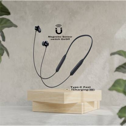 AIZINA Pro Neckband With Upto 48 Hours Playback & Fast Charging Earphone_KP_2K Bluetooth & Wired