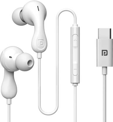 Portronics Conch Kappa in Ear 3.5mm Wired Earphones with In Line HD Mic,Powerful Audio Wired