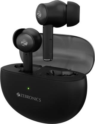 ZEBRONICS ZEB-PODS zi 2 ,(Mist) TWS, 27h Backup, BT v5.3, Gaming mode, ENC, Touch Control Bluetooth