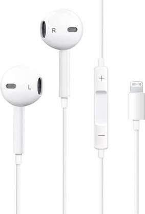 Rackit Power Headsets 8pin Compatible with iPhone 14/13/12/11/XS/8/7/Pro/Max/Plus/Mini Wired Wired