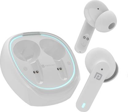 Portronics Harmonics Twins S11 in Ear TWS Earbuds, 30Hrs Playtime, Quad Mic, Game Mode, ENC Bluetooth