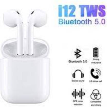 Lichen i12 tws earpods Bluetooth Headset_27 Bluetooth