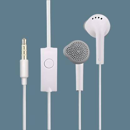RSTEQ 100%ORIGINAL 3.5 mm SMGMAHI103 White Headphone Deep Bass Sound Wired Earphone Wired Gaming