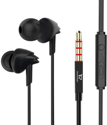 PHONOKART Harmony Earphone With Mic ( Black ) Wired