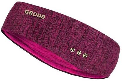 grodd Wireless Bluetooth Headband Amaranth Purple ,Ultra Thin IPX5 Waterproof HD Sound Bluetooth