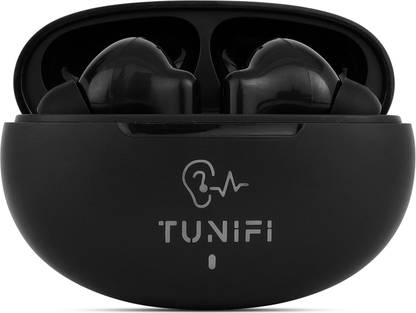 Tunifi MS 771 Hook Earbuds 8D Stereo Audio, 48Hrs Playtime With ASAP Charge Bluetooth Headset  (Black, In the Ear) at Rs. 599