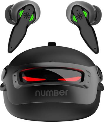 Number Super Buds Pro GT9 Helmet MEMS ENC Gaming TWS, 48 Hrs Battery, 40ms Low Latency Bluetooth