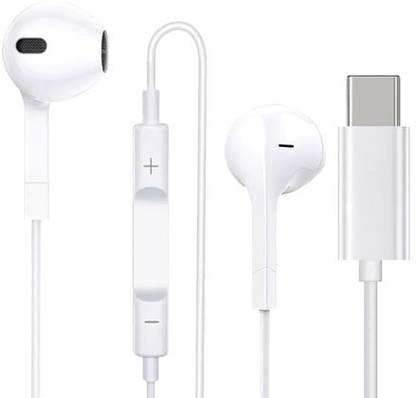 Vntex Original Usb-C Wired Earphone with Noise Isolation Deep Bass Sound For IPHONE15 Wired