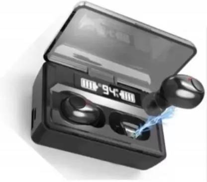 GUGGU HIKA_T8 Bluetooth Active Noise Cancellation with Mic Bluetooth Headset (Black) Bluetooth