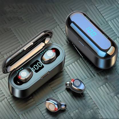 SYARA TJV_420F_TWS F9 Wireless Earbuds Bluetooth Headset Bluetooth