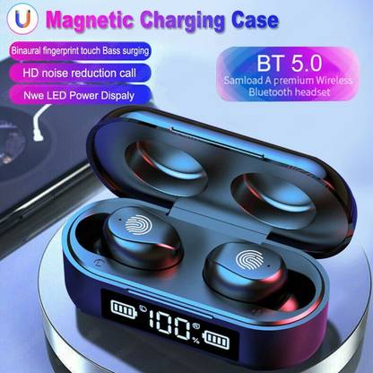 SACRO VKU_435K_TWS F9 Wireless Earbuds Bluetooth Headset Bluetooth