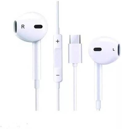 Wifton 120 On Ear Type C Wired Woofer Earphone with Mic Wired Gaming