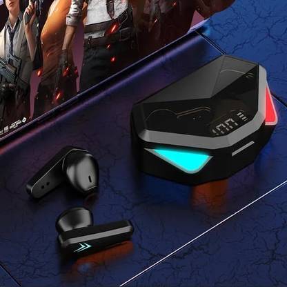 JEFFY TWS Earbuds Vibe with Bluetooth 5.1, Playing Time Upto 19 Hrs Bluetooth without Mic