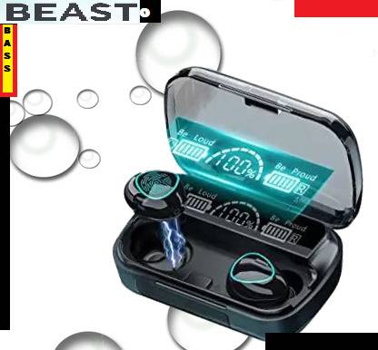 Bashaam E1861 M10 PRO 6HRS PLAYBACK HEADSET BLACK (PACK OF 1) Bluetooth without Mic