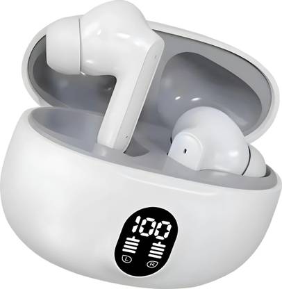 Gripzo True Wireless Stereo Earbuds Bluetooth Gaming (Black and Red, True Wireless) Bluetooth Gaming