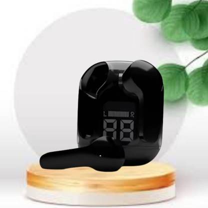 GUGGU Earbuds Max UltraPods Transparent Charging Case With LED Digital Display B360 Bluetooth