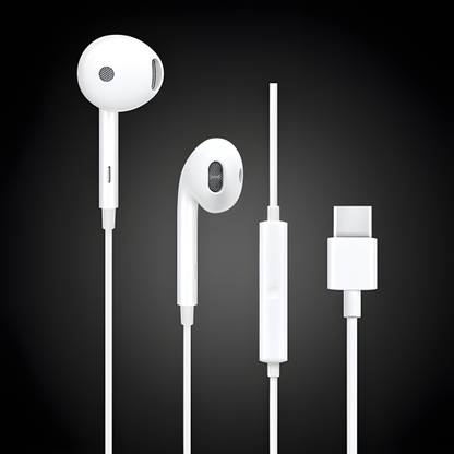 ULTRADART Type C earphone with Mic wired headphone for iPhone and Android UD302 Wired Gaming