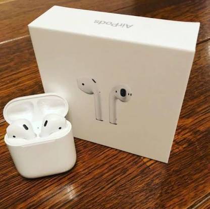 Arushma Air Pods with Charging Case Bluetooth Headset with Mic (White, True Wireless) Bluetooth