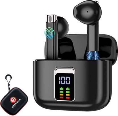 Edyell V1 Wireless Earbuds with Stereo Sound, 48 HRS Playtime, Touch Control Bluetooth