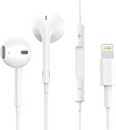Vntex Gaming Wired Earbuds with Lightning Connector for iPhone 14,13,12,11,XR,XS,X,8,7 Wired