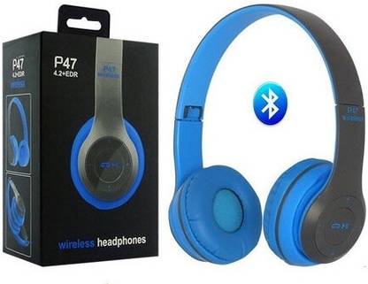 Techobucks Over The Head Wireless Bluetooth Headphone with Soft Ear for Gaming & Music. Bluetooth Gaming