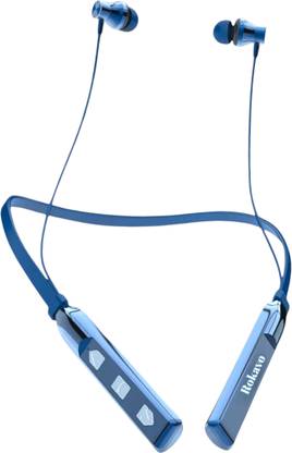 ROKAVO High quality long 45hr battery backup headphone neckband earphone Bluetooth