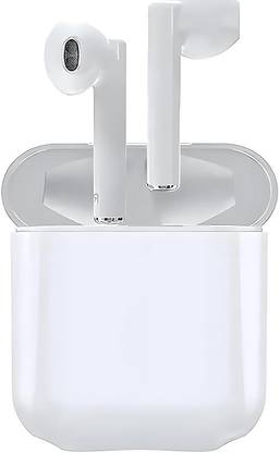 AJ HUB Twin Dual Wireless Bluetooth Stereo Headset i12 With Active Noise Cancellation Bluetooth