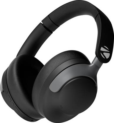 ZEBRONICS SILENCIO 111 (Duke 3), Hybrid ANC 50dB, 55H*Backup,40mm Titanium Drivers,BT v5.4 Bluetooth