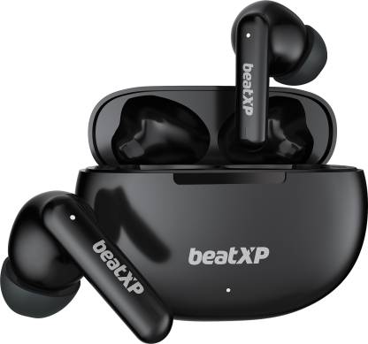 beatXP Tune XPods with 50H Playtime, Quad Mic ENC, BT 5.3 Wireless Earbuds Bluetooth Headset  (Black, True Wireless)