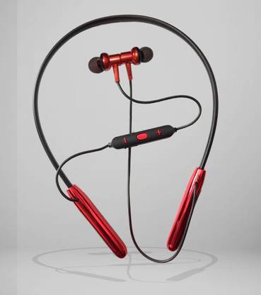 QuillQuarry 100 Hours Playing Time Fast Charging Bluetooth wireless neckband High bass Bluetooth