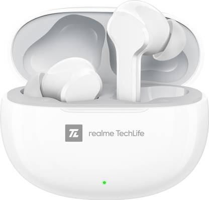 realme Techlife Buds T100 with up to 28 Hours Playback & AI ENC for Calls Bluetooth