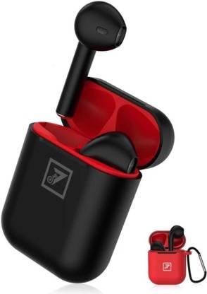 One7 ON-1000 Earbuds With 24 Hours Music Playtime (Black-red) Bluetooth