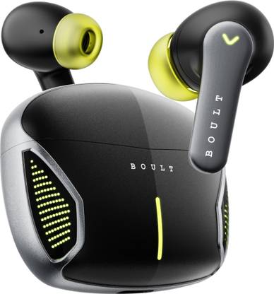 Boult Y1 Gaming with 50H Battery, App Support, Dual Pairing, 4 Mic ENC, Mode sync LEDs Bluetooth