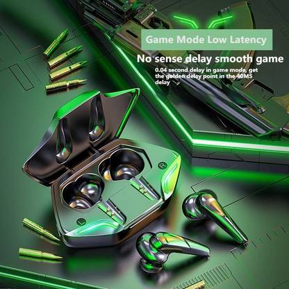 CADNUT TWS Wireless Sports Gamer Headphones,X15/G11 V5.0 Gaming Bluetooth Earphone Bluetooth
