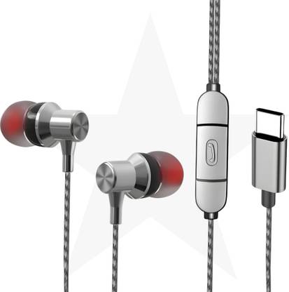 Bxeno Type C Handsfree with Mic Nord CE4/Nord 3/Nord CE 3 Lite/Nord CE 2[11M] Wired Gaming