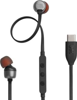 JBL Tune 310C, Hi-Res Audio with DAC , 3-Button EQ , Compatible with USB-C Devices Wired
