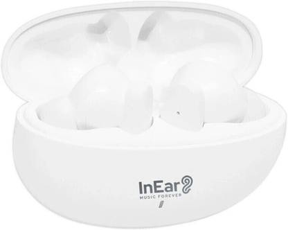 InEar JUKE BUDS UP TO 50HRS Playtime & Quad MIC With ENC, IPX5 Water Resistant Bluetooth