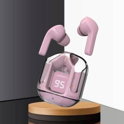 GUGGU Max UltraPods (Wireless Earbuds) Transparent Charging Case, Digital Display H66 Bluetooth