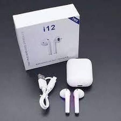 flying india I 12 True Wireless Earbuds Bluetooth Headset (, White True Wireless) Bluetooth