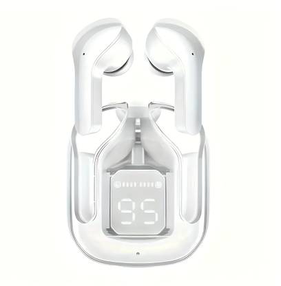 Ezerio Air 31 Ultrapods TWS Earbud, Bluetooth Earbuds with Display, Transparent Design Bluetooth