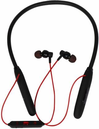 URBAN AUDIO UTB 508 Wireless Bluetooth in Ear Neckband Headphone with Mic (Red) Bluetooth
